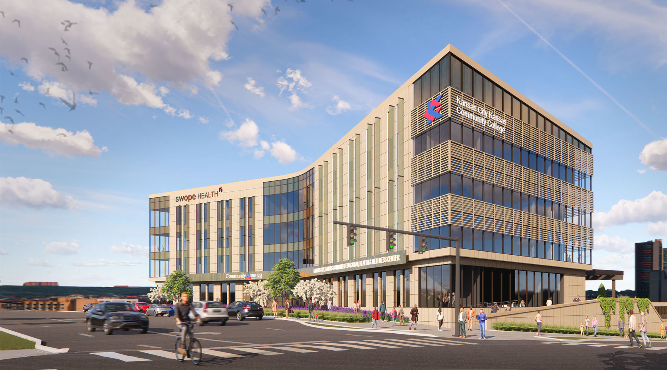 KCK Community Education, Health and Wellness Center Rendering